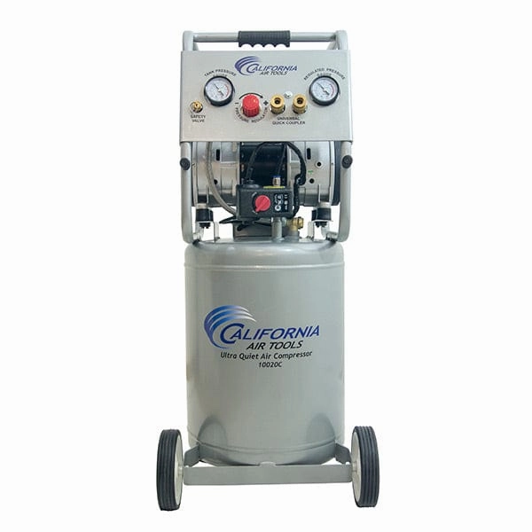 2HP 10 Gallon Oil-Free Steel Tank Air Compressor with Auto Drain Valve