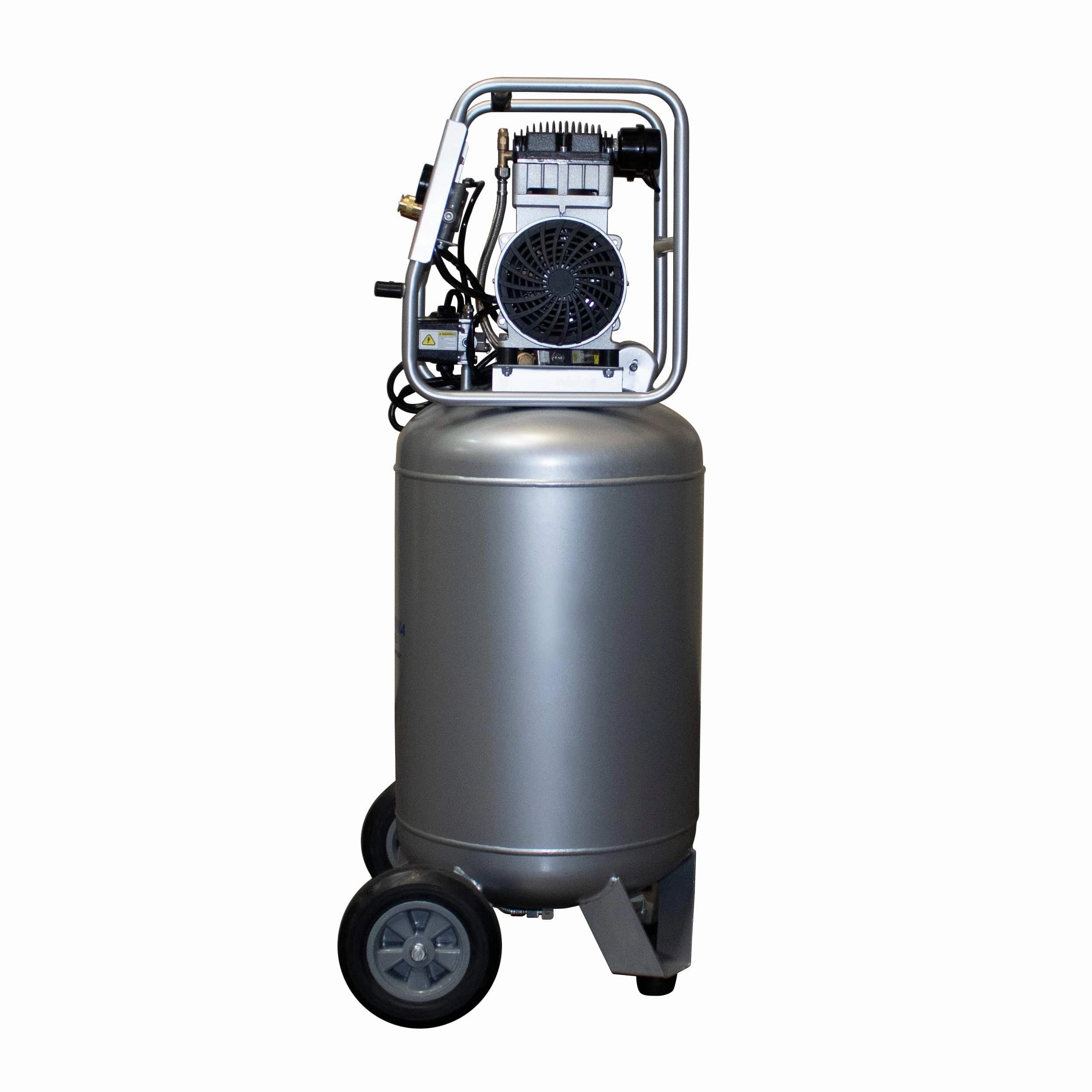 2HP 20 Gallon Oil-Free Steel Tank Air Compressor with Auto Drain Valve