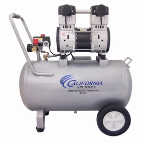 2HP 220V 15 Gallon Oil-Free Steel Tank Air Compressor