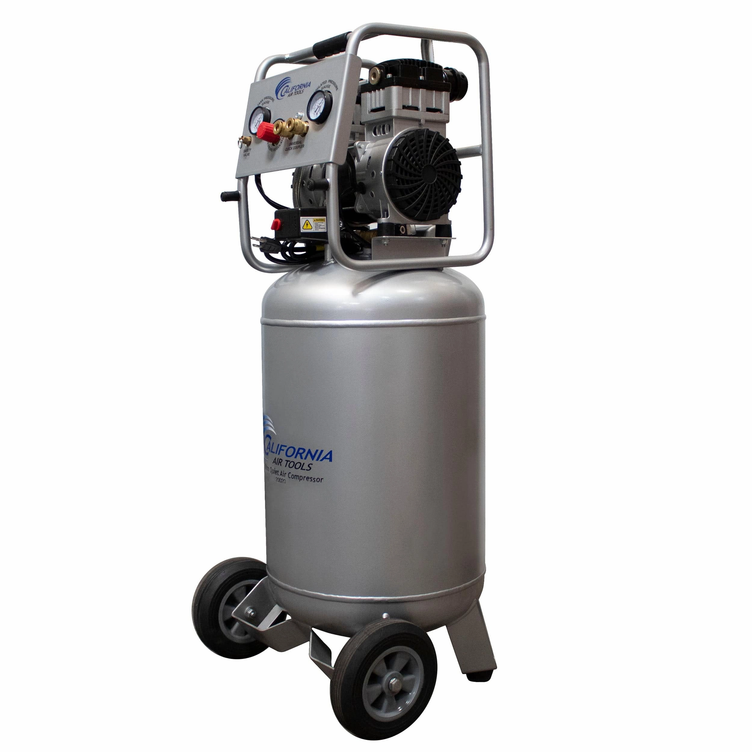 2HP 220V 20 Gallon Oil-Free Steel Tank Air Compressor
