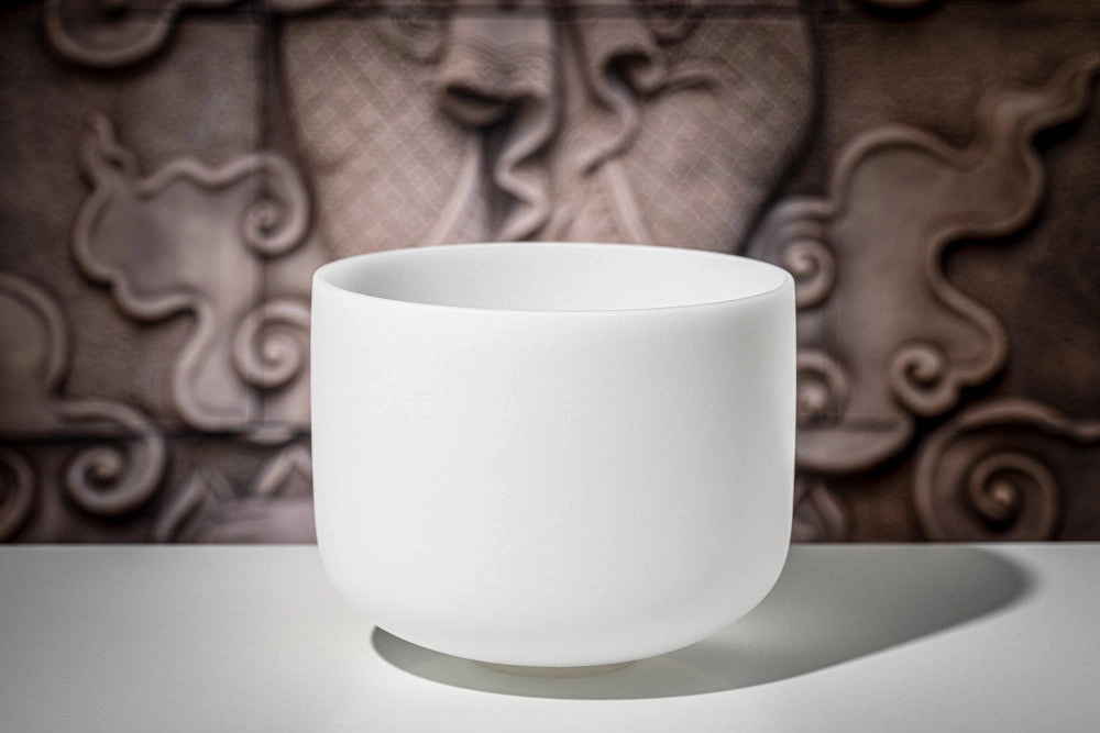 432 Hz 11" Crystal Singing Bowl Note F4 - Heart Chakra
