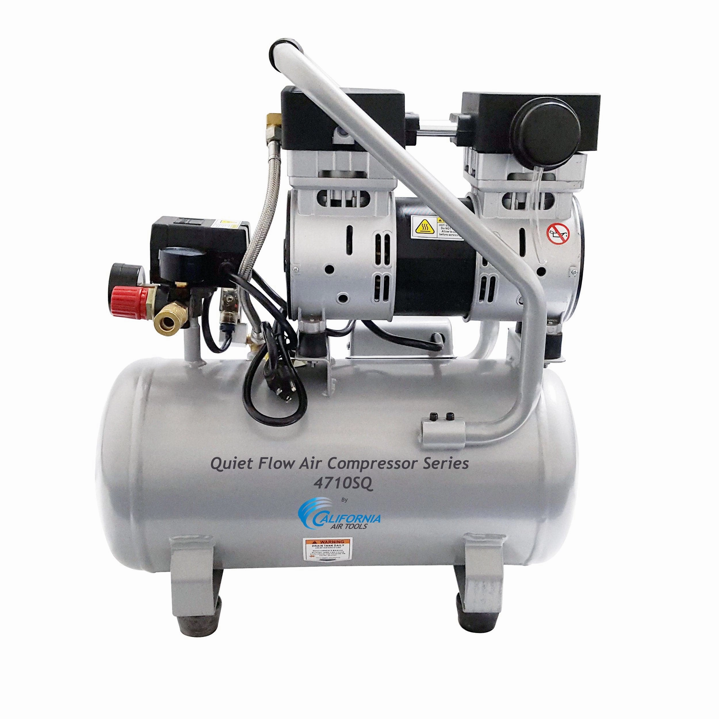 4.7 Gallon Oil-Free Steel Tank Air Compressor - 1 HP