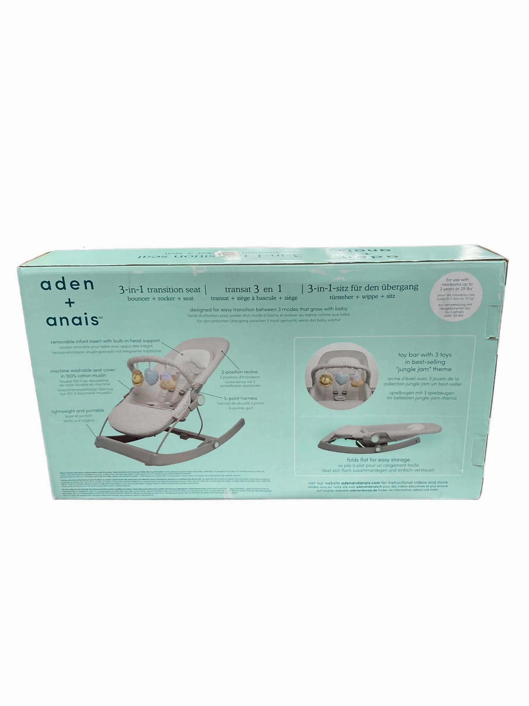 Aden   Anais 3-in-1 Transition Floor Seat
