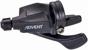 ADVENT Trail Trigger Pro Right Shifter - 1 x 9 Speed Silicone Thumb Pad ADVENT Compatible Only BLK