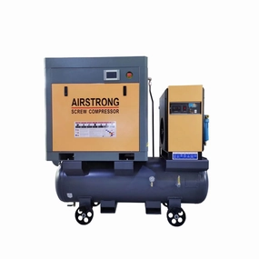 Airstrong 15HP 415V/50Hz 10 Bar 3 in 1 Screw Compressor with Tank & Air Dryer | Model : A-ASPMTD15A