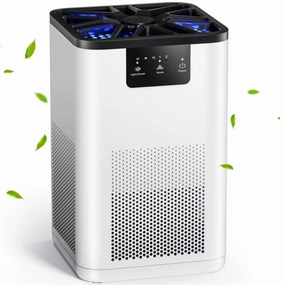 ALROCKET BMJH06 Air Purifier, with H13 True HEPA Filter, Remove 99.9% Smoke Dust Allergies for 300 SQ.ft