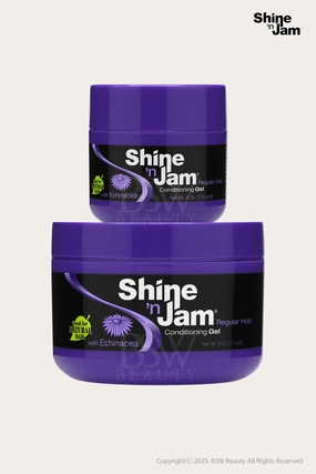 AMPRO PRO STYLE SHINE'N JAM CONDITIONING GEL REGULAR HOLD - 2 SIZE
