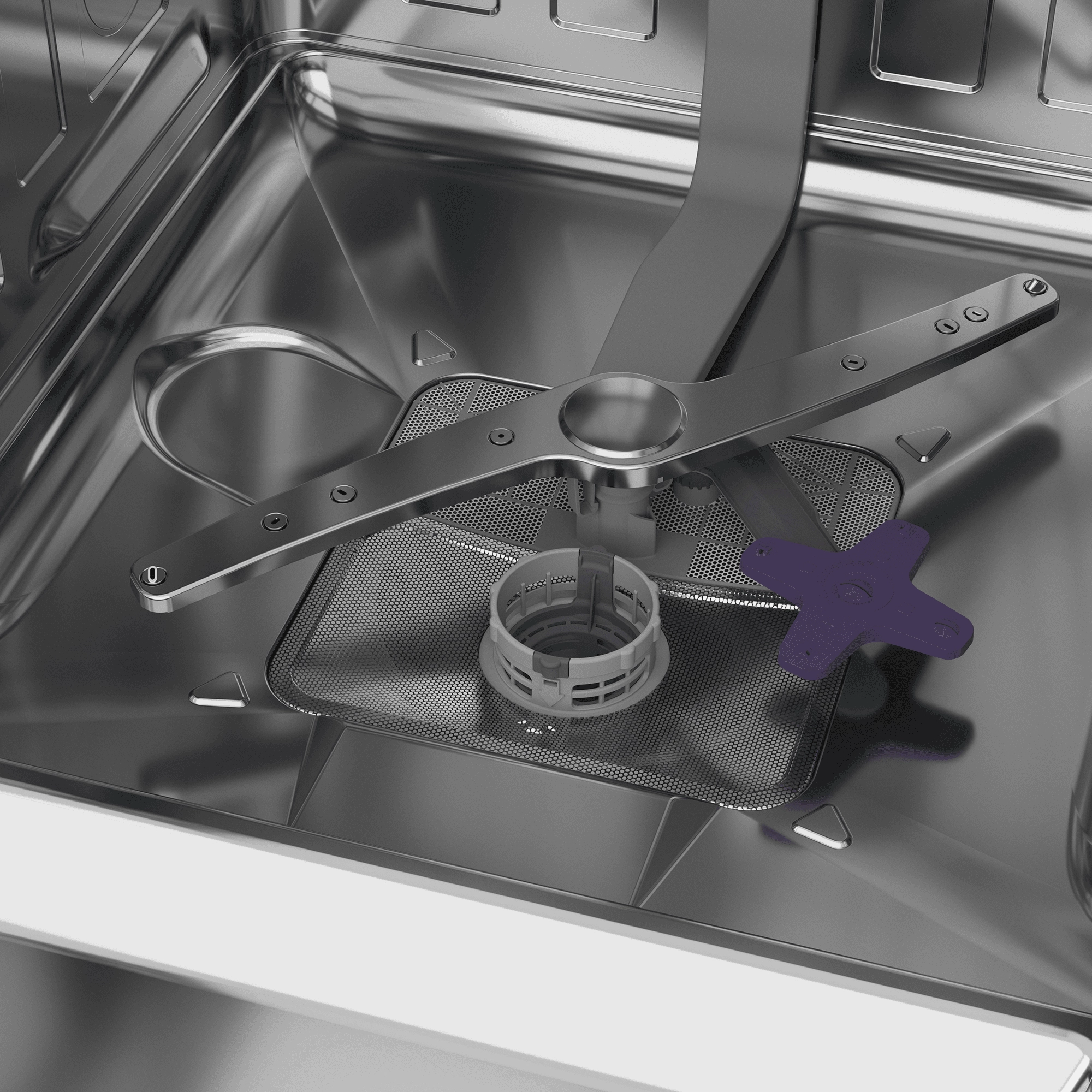 Beko DDT39432CF Tall Tub Wifi Connected Carbon Fiber Dishwasher, 16 Place Settings, 39 Dba, Top Control