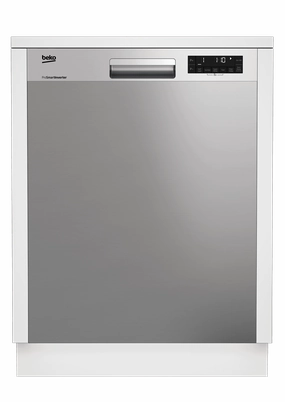 Beko DUT25401X Tall Tub Stainless Steel Dishwasher, 14 Place Settings, 48 Dba, Front Control