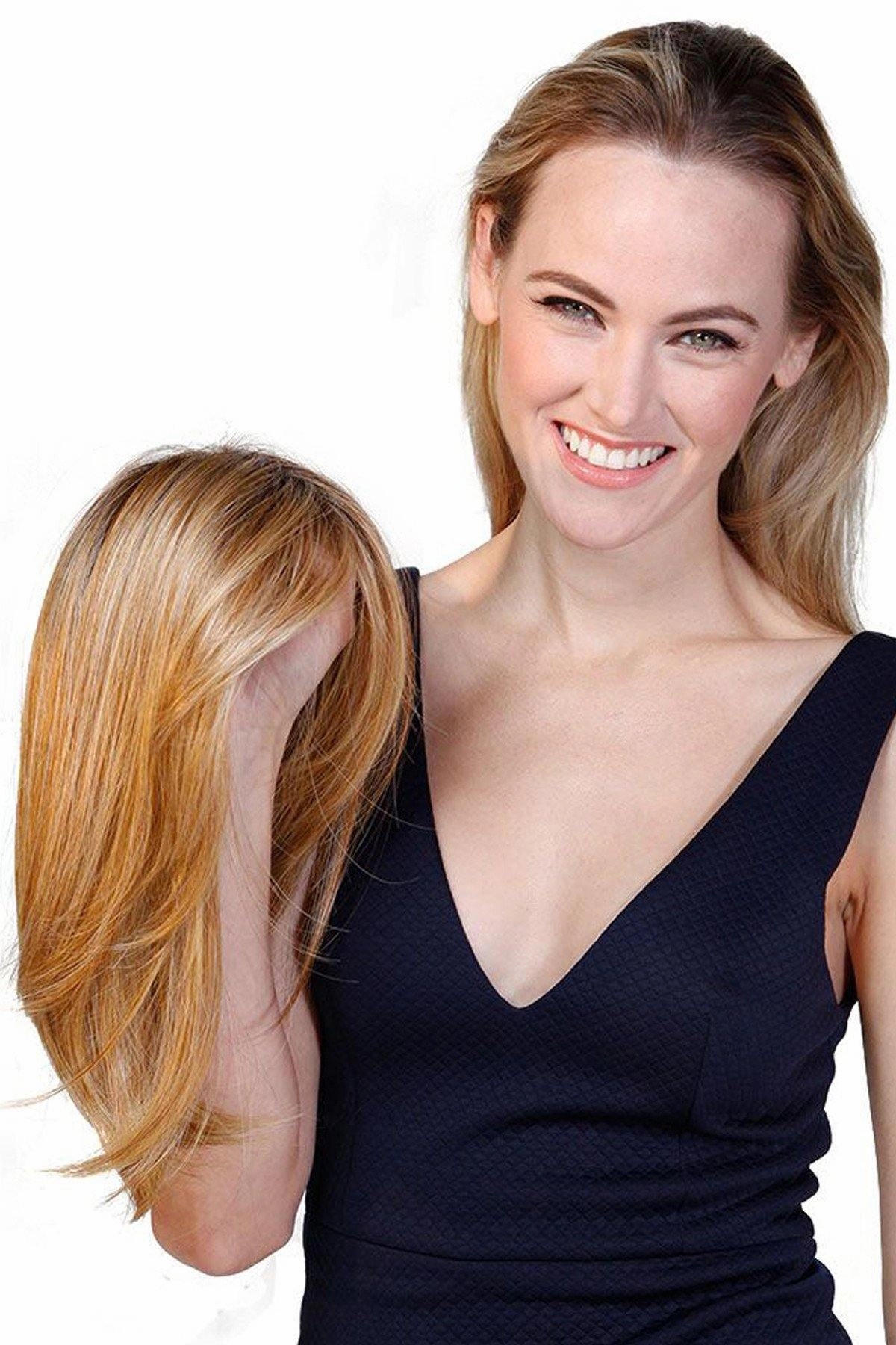 Belle Tress Toppers - Lace Front Mono Top Straight 14" (#7005)