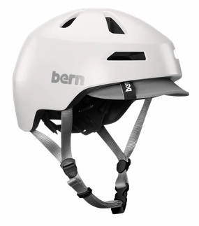 Bern Brentwood 2.0 Helmet with Visor - Satin White