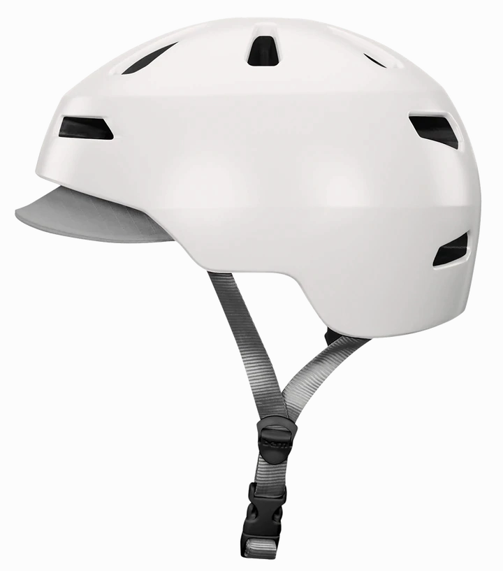 Bern Brentwood 2.0 Helmet with Visor - Satin White