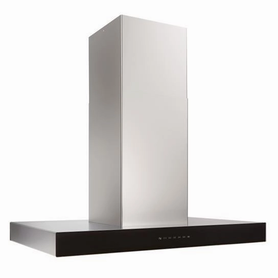 Best Range Hoods ICB3I36SBB Ispira 36-In. 650 Max Cfm Stainless Steel Island Range Hood With Purled&#8482; Light System And Black Glass