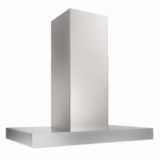 Best Range Hoods ICB3I36SBS Ispira 36-In. 650 Max Cfm Stainless Steel Island Range Hood With Purled&#8482; Light System And Brushed Grey Glass