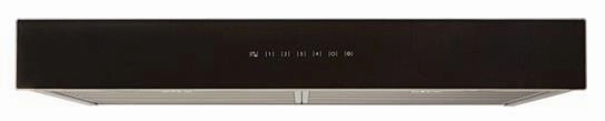 Best Range Hoods UCB3I30SBB Ispira 30-In. 550 Max Cfm Stainless Steel Under-Cabinet Range Hood With Purled&#8482; Light System And Black Glass, Energy Star Certified