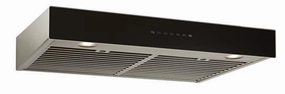 Best Range Hoods UCB3I30SBB Ispira 30-In. 550 Max Cfm Stainless Steel Under-Cabinet Range Hood With Purled&#8482; Light System And Black Glass, Energy Star Certified