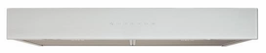 Best Range Hoods UCB3I36SBW Ispira 36-In. 550 Max Cfm Stainless Steel Under-Cabinet Range Hood With Purled&#8482; Light System And White Glass, Energy Star Certified