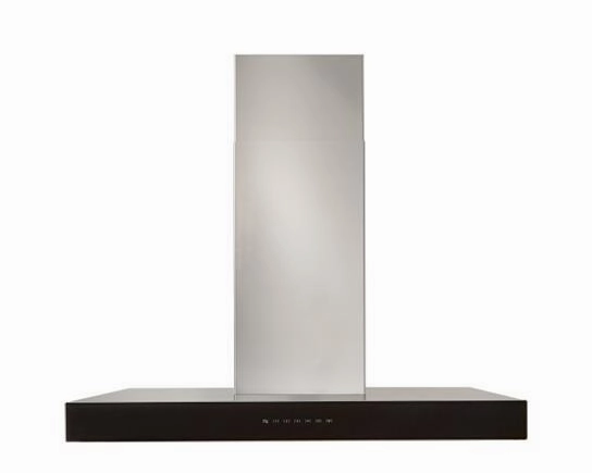 Best Range Hoods WCB3I30SBB Ispira 30-In. 650 Max Cfm Stainless Steel Chimney Range Hood With Purled&#8482; Light System And Black Glass