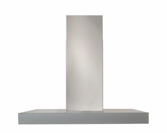 Best Range Hoods WCB3I36SBS Ispira 36-In. 650 Max Cfm Stainless Steel Chimney Range Hood With Purled&#8482; Light System And Brushed Grey Glass