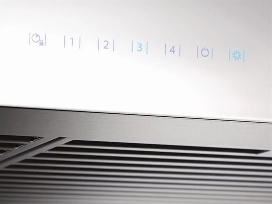 Best Range Hoods WCB3I36SBW Ispira 36-In. 650 Max Cfm Stainless Steel Chimney Range Hood With Purled&#8482; Light System And White Glass
