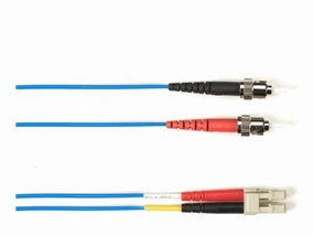 Black Box - Patch cable - TAA Compliant - ST multi-mode (M) to LC multi-mode (M) - 5.18 m - fiber optic - duplex - 62.5 / 125 FOLZH62-STLC-BL-17