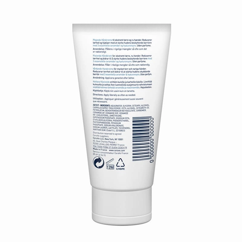 CeraVe Reparative Hand Cream for Extremely Dry. Rough Hands