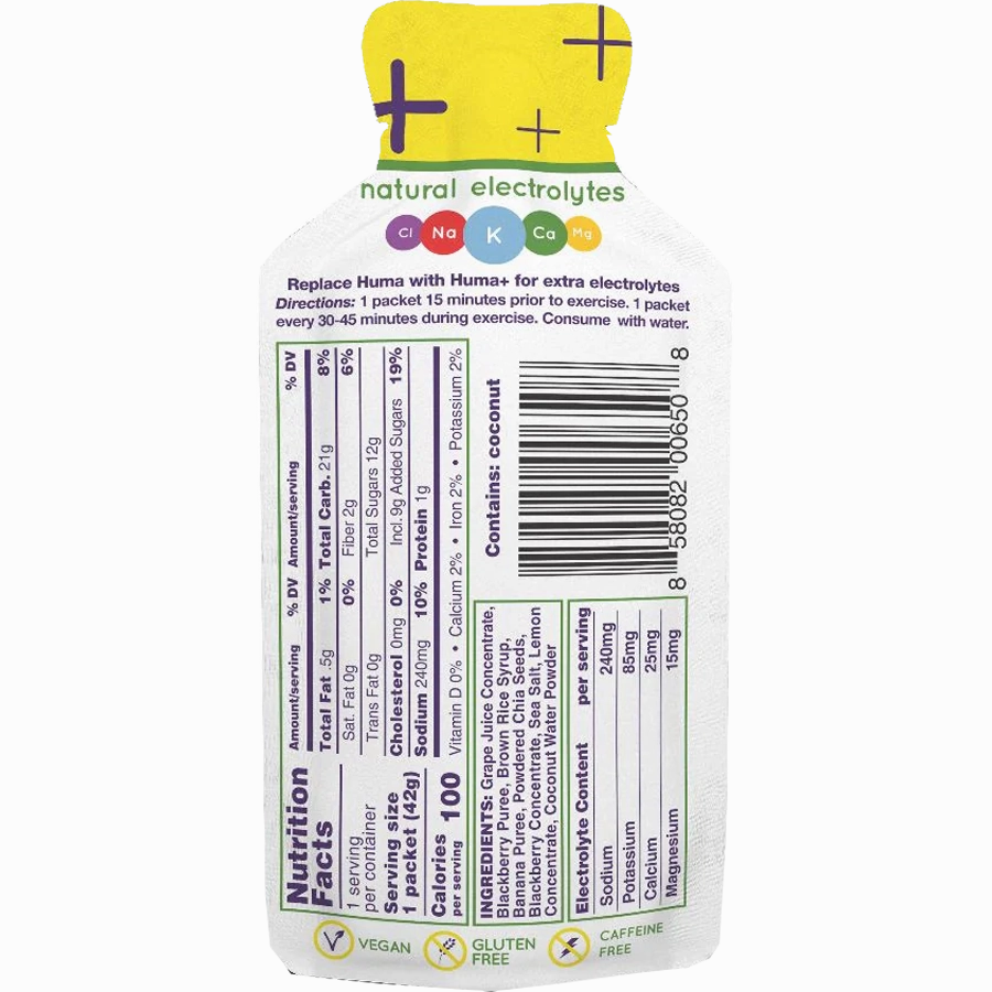 Chia Energy Gels Plus