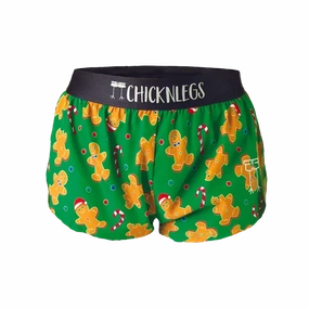 ChicknLegs 1.5 Split Shorts Gingerbread Man