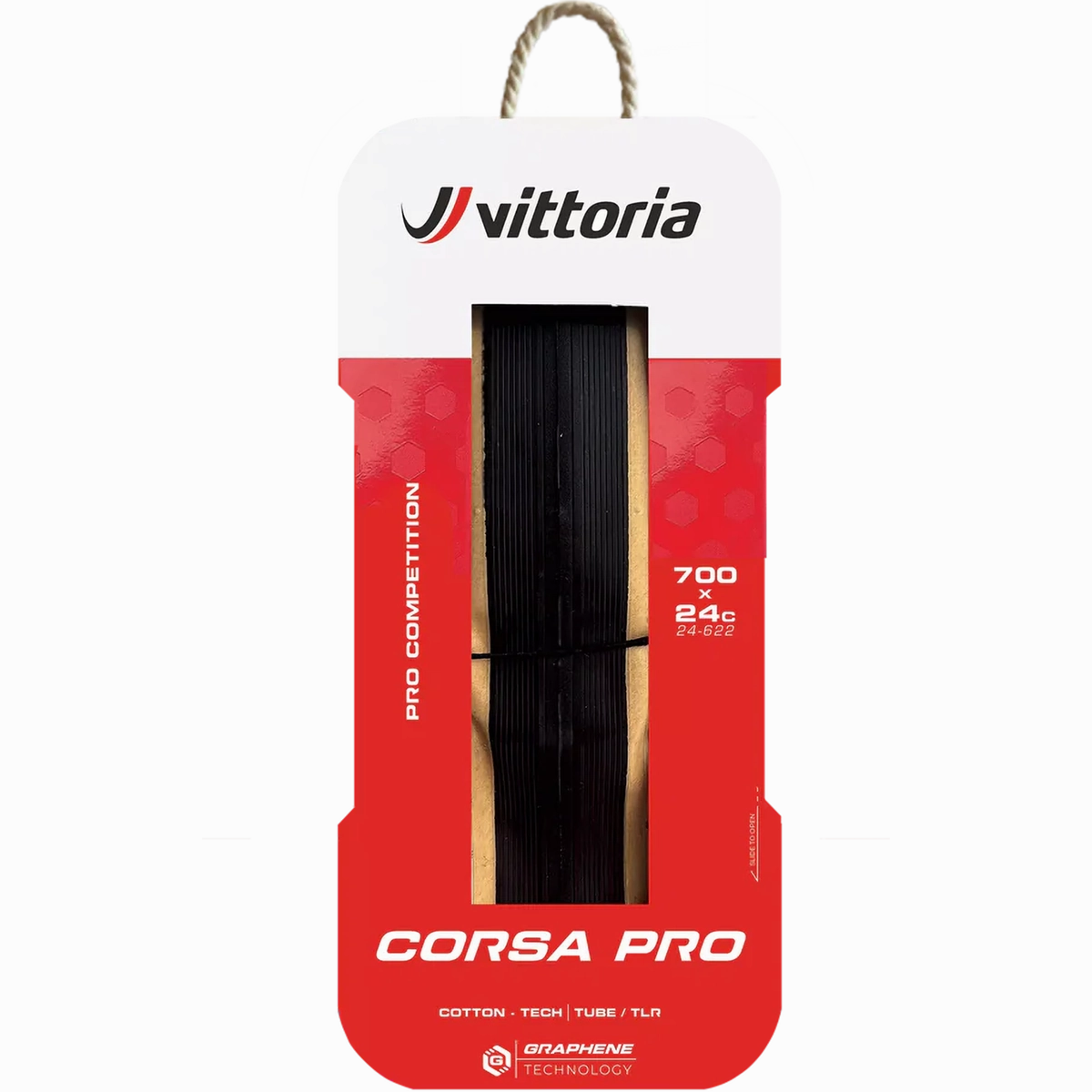 Corsa Pro 700c x 28 TLR Fold Black/Para