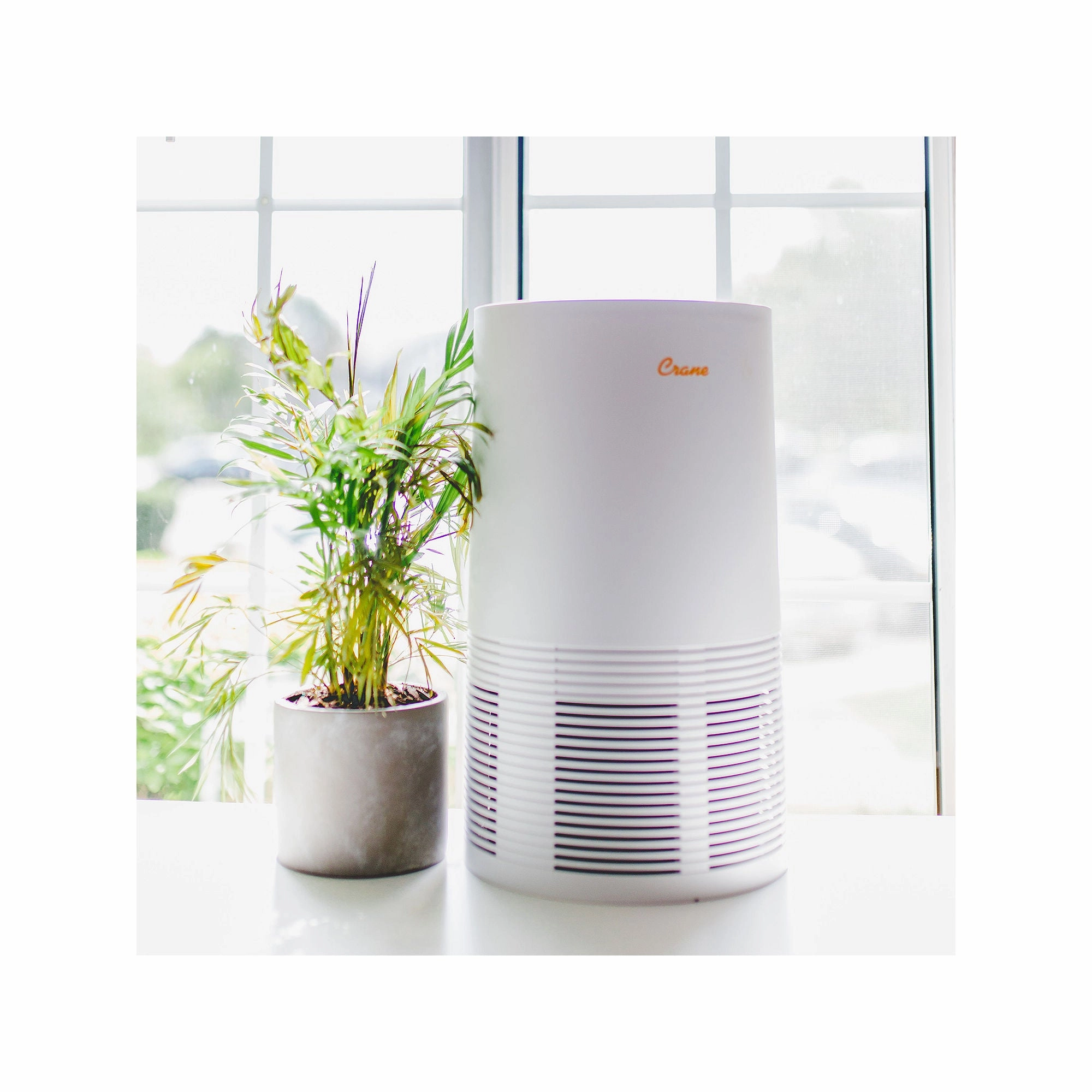 Crane True Hepa Air Purifier With Germicidal Uv Light, 300 Sq Ft. Coverage, Premium EE-5068 - WHITE ONE SIZE