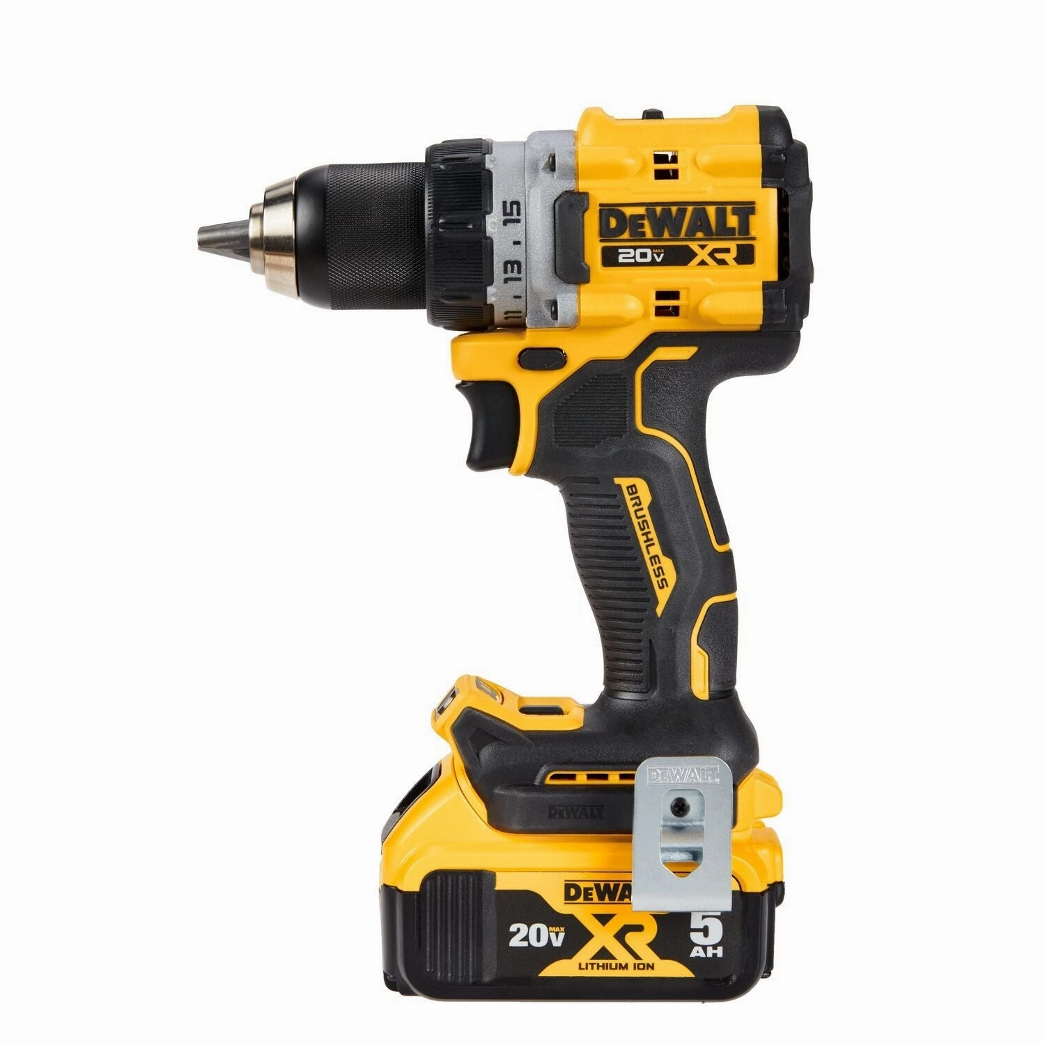 DEWALT DCD800P1 20V MAX* XR® Brushless Cordless 1/2 in. Drill/Driver Kit