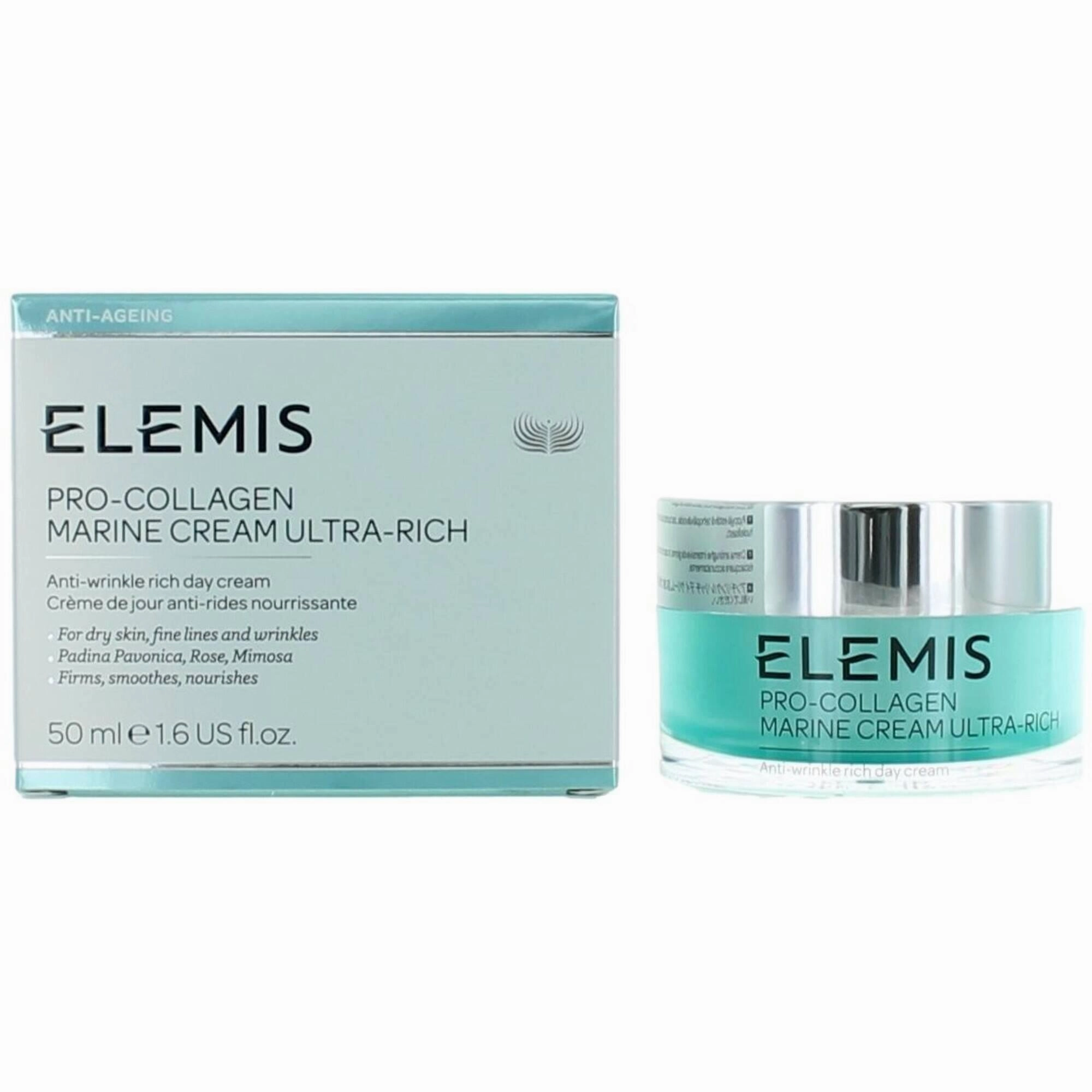 Elemis Unisex Anti Wrinkle Day Cream - Pro Collagen Marine Ultra Rich Nourish Skin