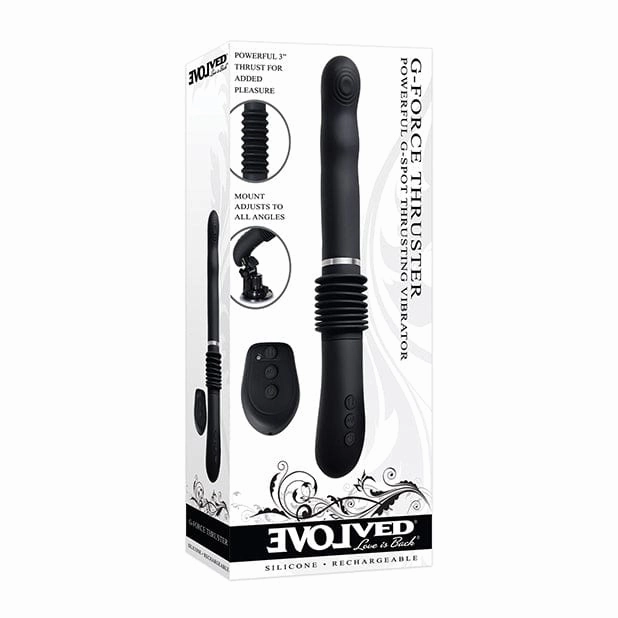 Evolved - G Force Thruster G Spot Thrusting Vibrator (Black)