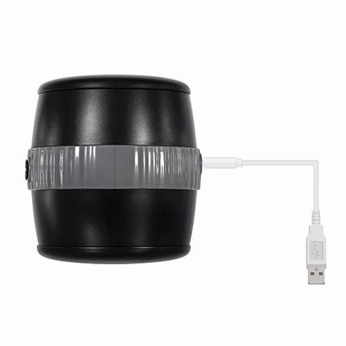Evolved - Gender X Barrel of Fun Vibrating Stroker Masturbator (Black)