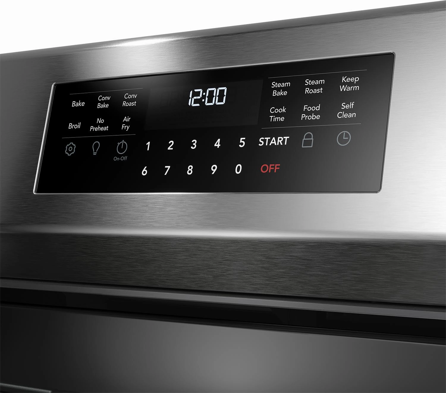 Frigidaire Gallery Smudge-Proof® Stainless Steel 30" Gas Range with Total Convection (5.1 Cu. Ft) - GCRG3060BF
