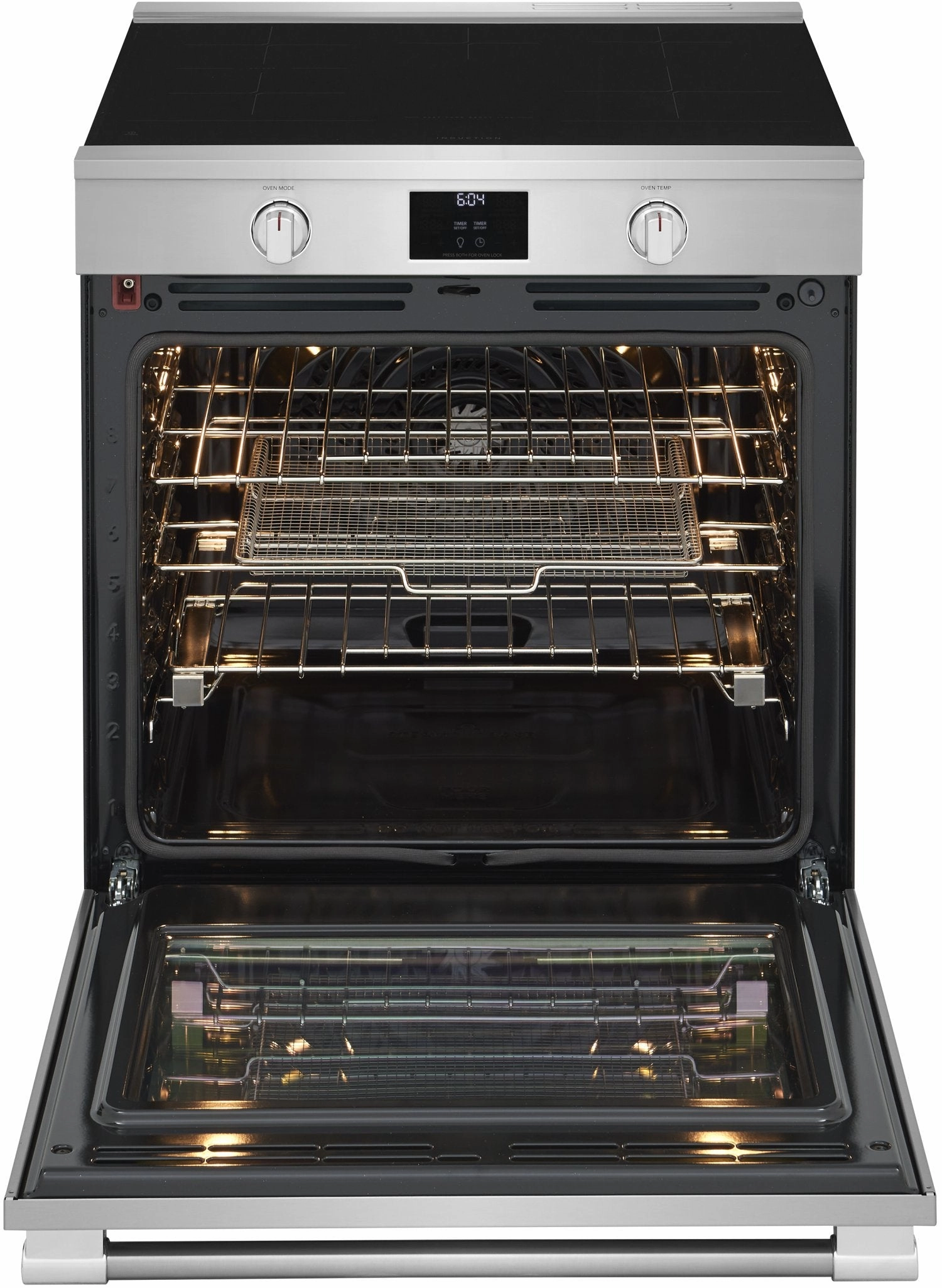 Frigidaire Professional Smudge-Proof® Stainless 30" Steel Induction Range with Total Convection (6.2 Cu. Ft) - PCFI308CAF