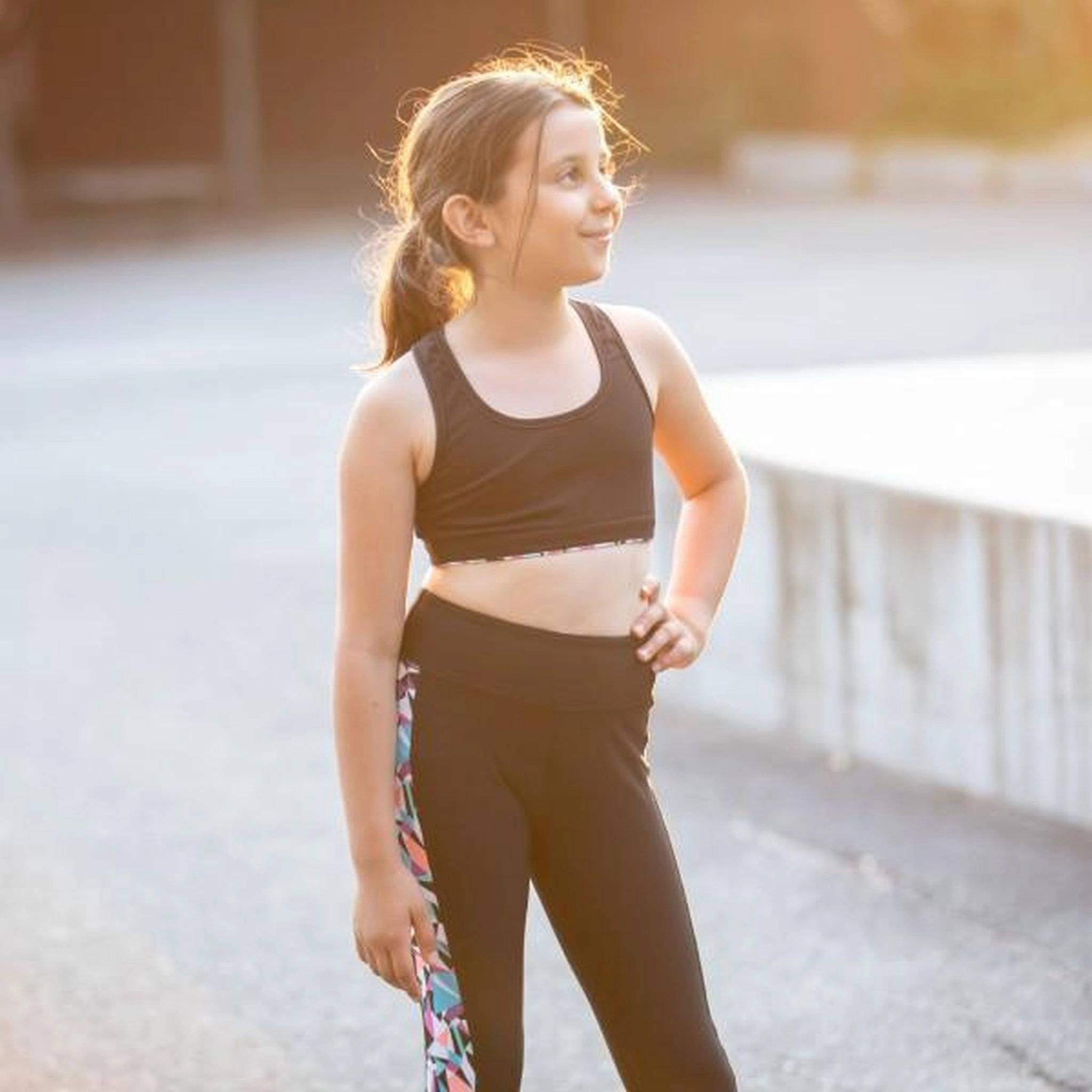GO Sport Girls Reversible Sport Crop Top