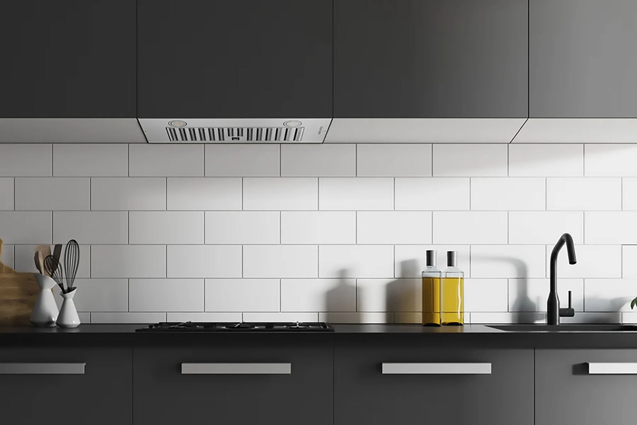 Hauslane Stainless Steel 30" 600 CFM Range Hood Insert - IN-R100SS-30