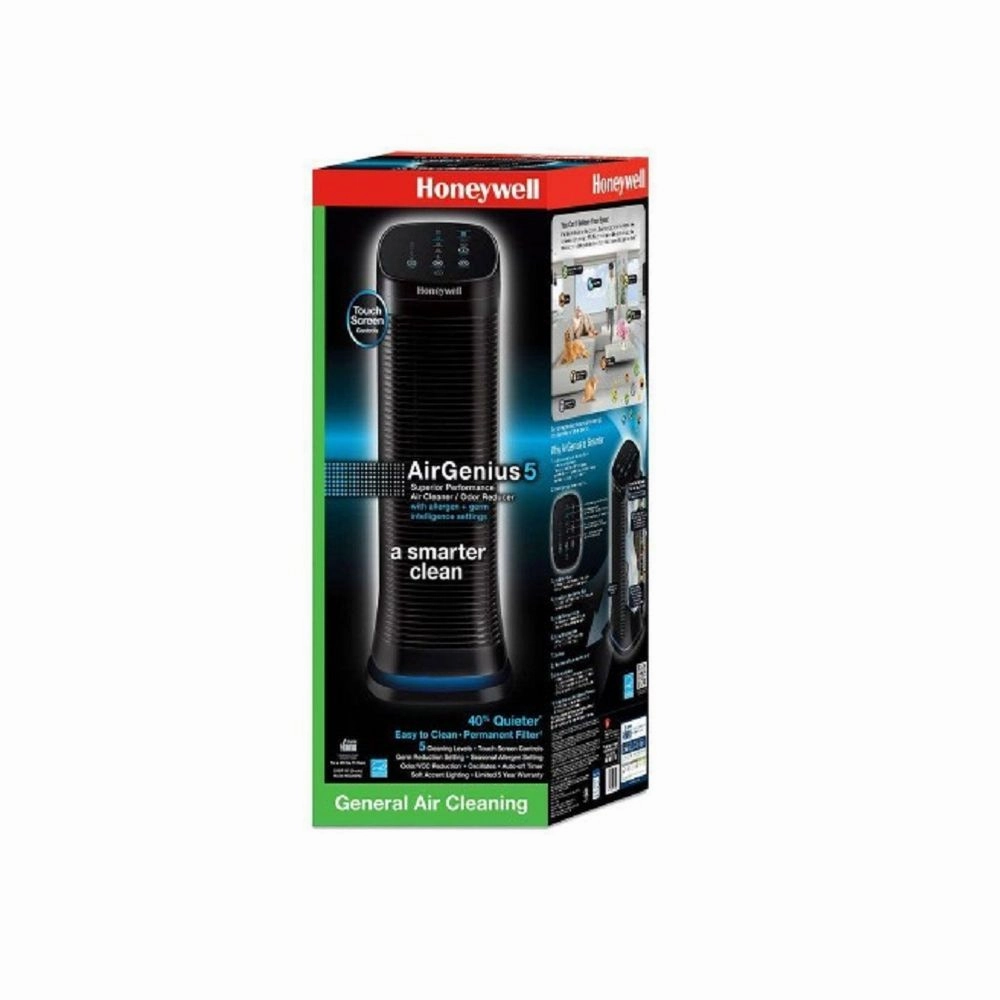 Honeywell HD320BHD AirGenius 5 Air Cleaner/Odor Reducer, Black