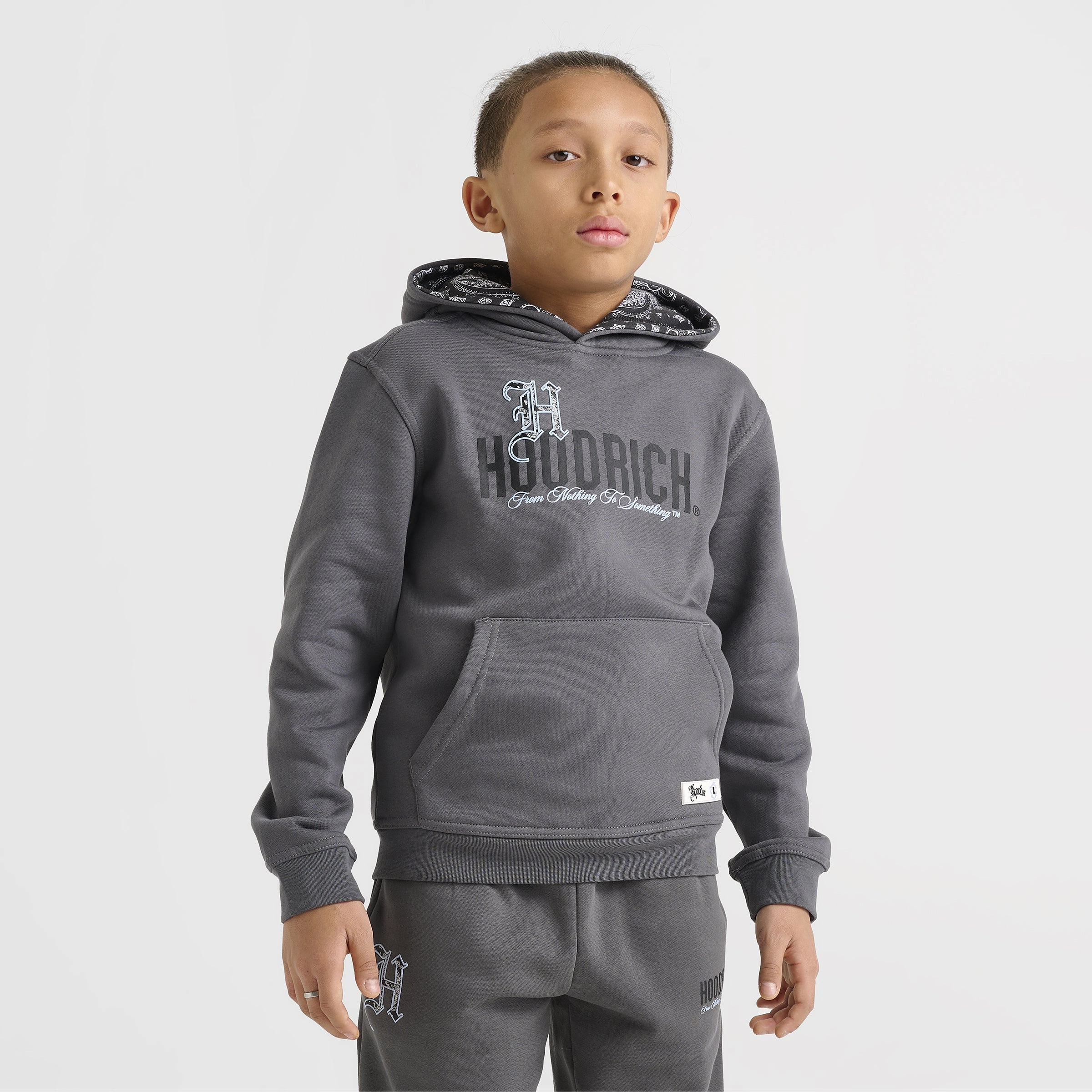 Hoodrich Junior Boys' Eterno Hoodie Lava Smoke / Black - Clear Sky