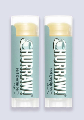 Hurraw Earl Grey Lip Balm 4.3g (per stick) - 2 Pack
