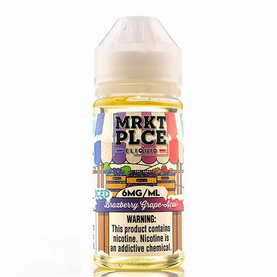 Iced Brazberry Grape Acai - MRKTPLCE E-Juice (100 ml)