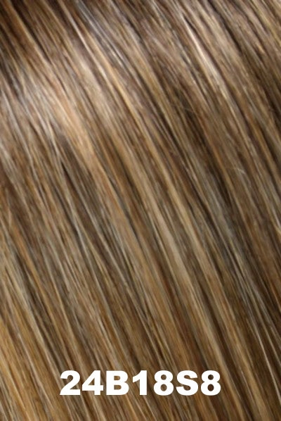 Jon Renau Toppers - EasiCrown 18" (#737) - Remy Human Hair