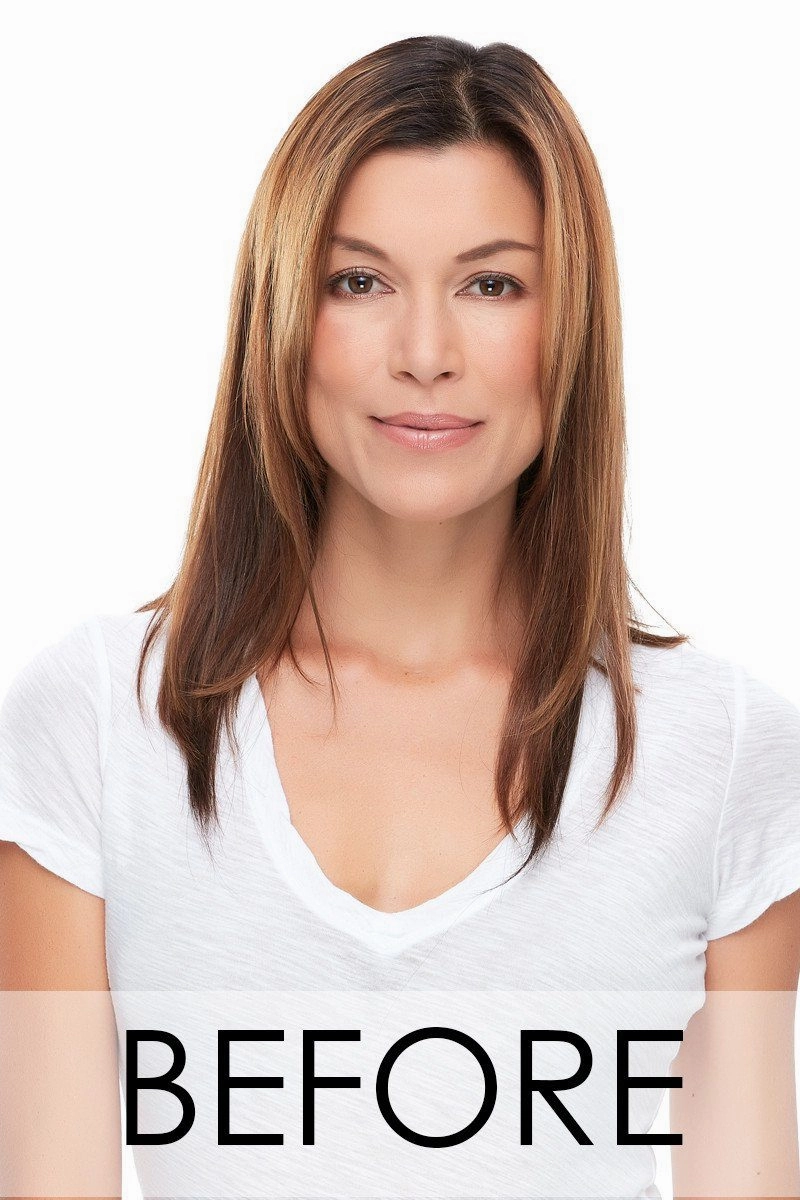 Jon Renau Toppers - EasiPart French 18" (#741) - Remy Human Hair