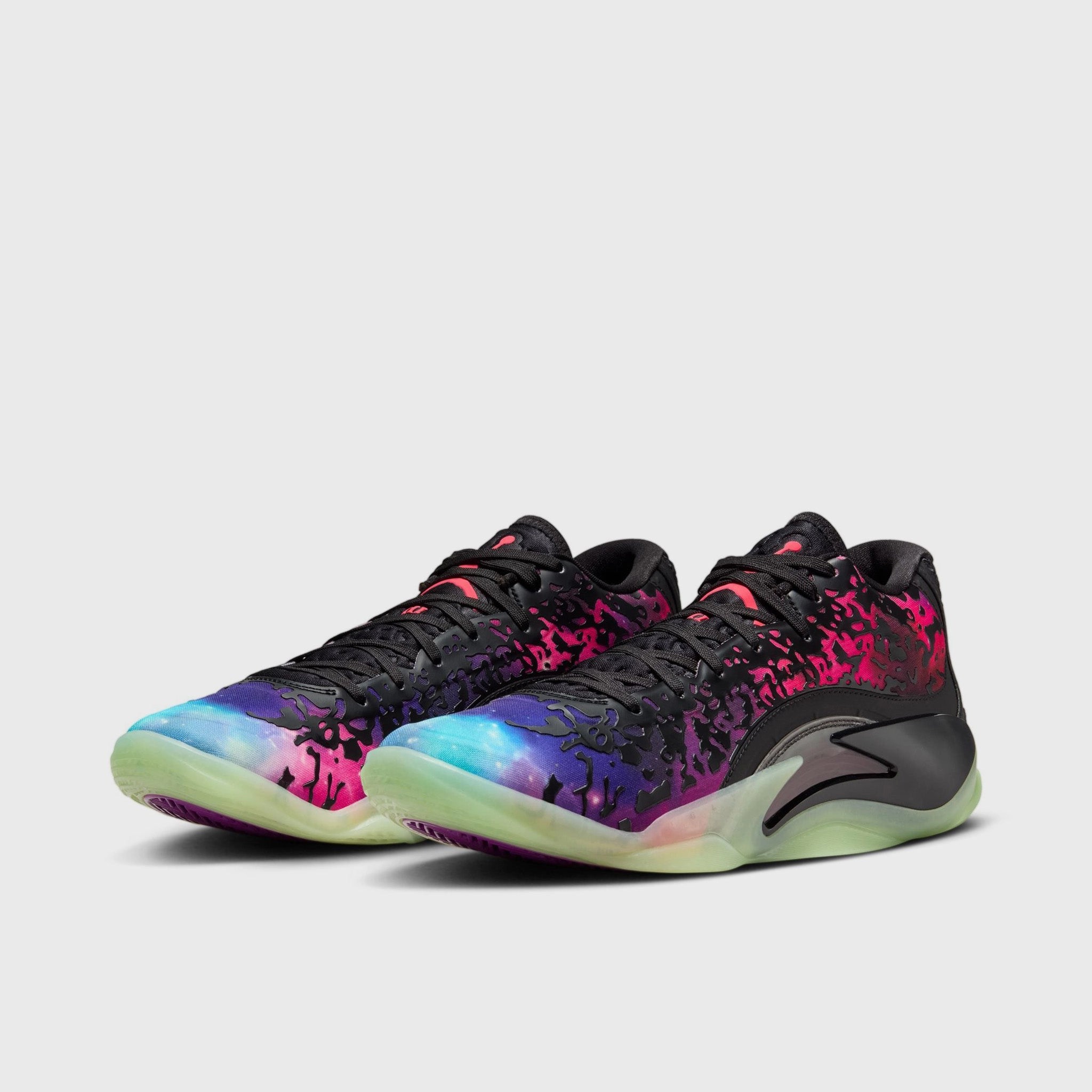 Jordan Zion 3 Black / Solar Red - Vivid Purple