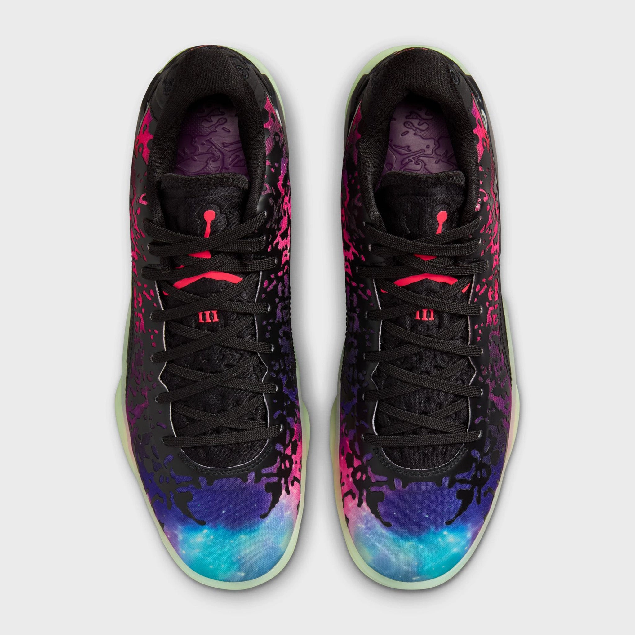 Jordan Zion 3 Black / Solar Red - Vivid Purple
