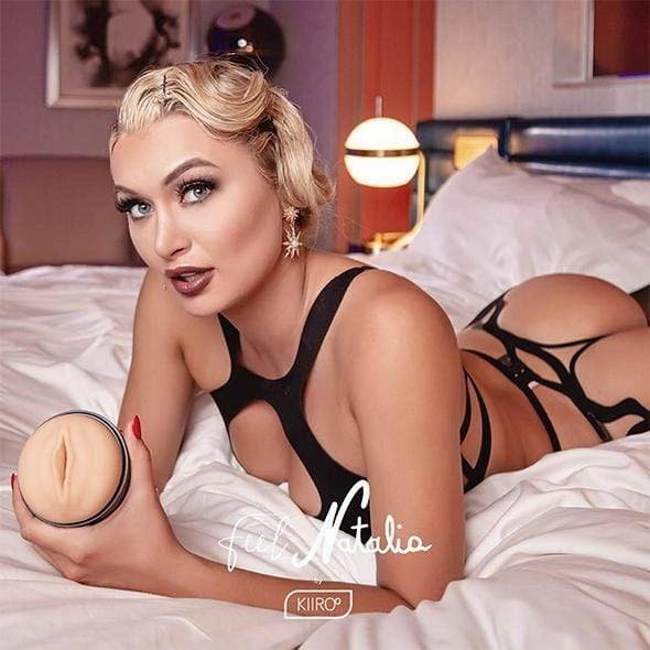 Kiiroo - FeelStars Collection Natalia Starr Masturbator Stroker (Black)