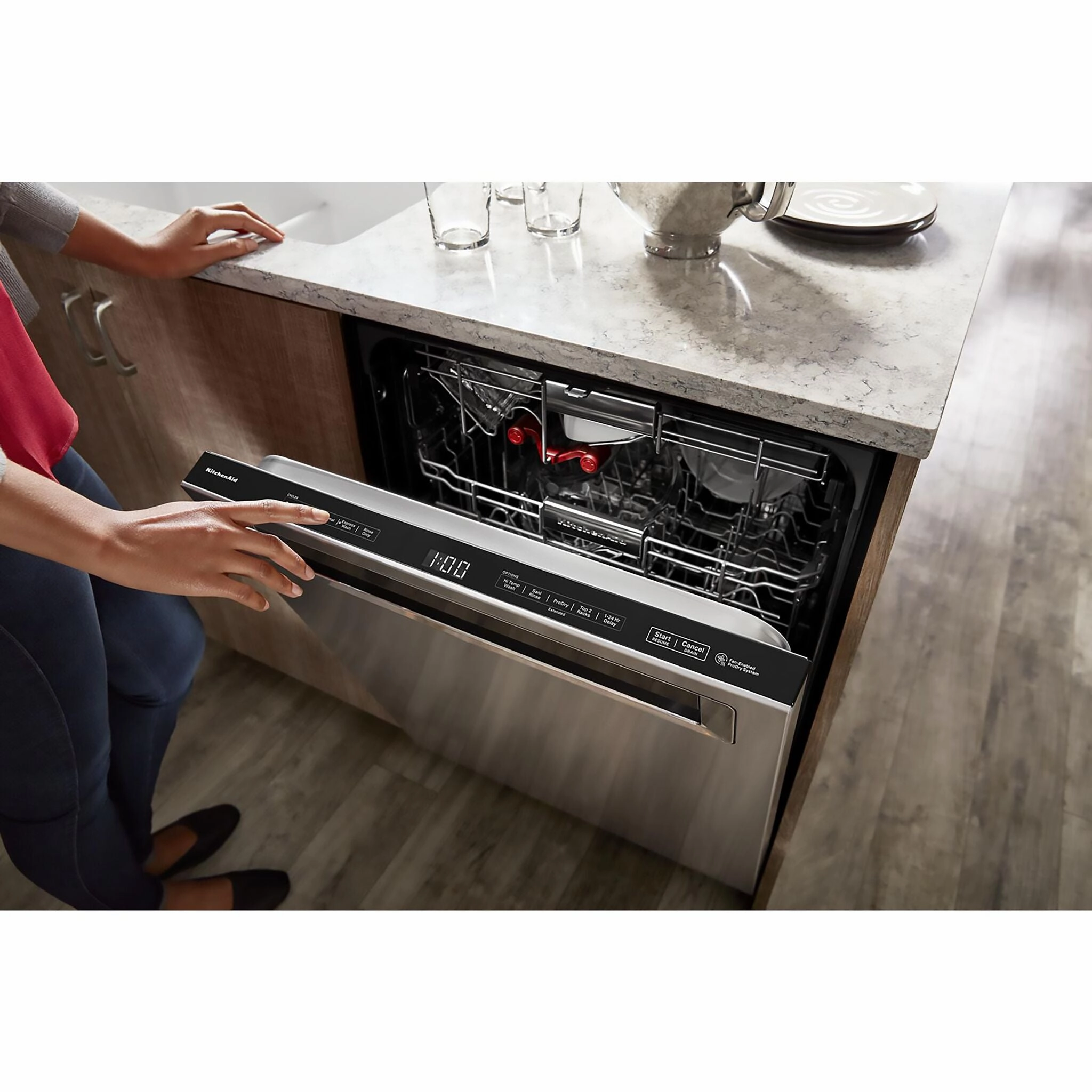 KitchenAid® PrintShield Stainless 24" Dishwasher - KDPM604KPS