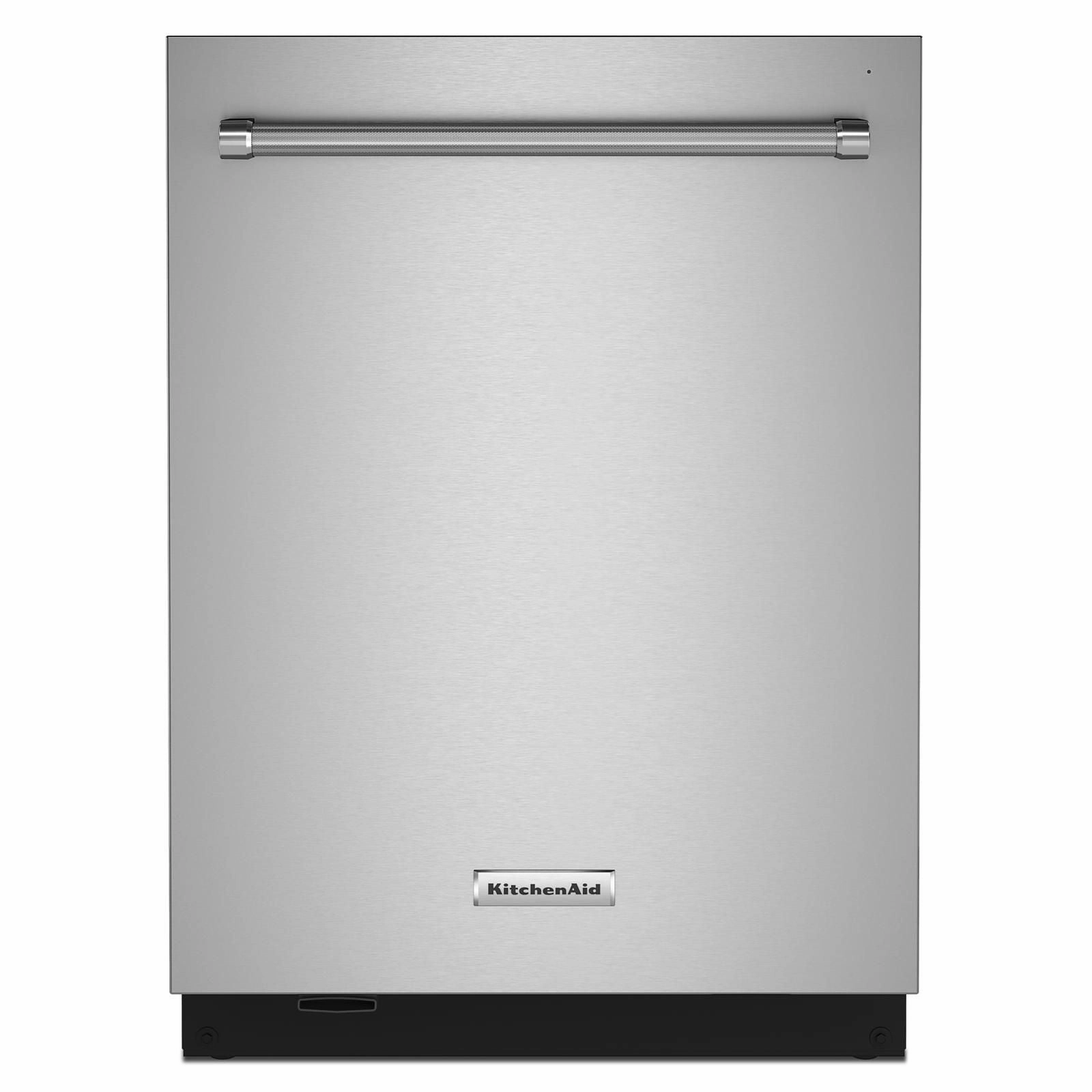 KitchenAid® PrintShield Stainless 24" Dishwasher with Towel Bar Handle - KDTM704KPS