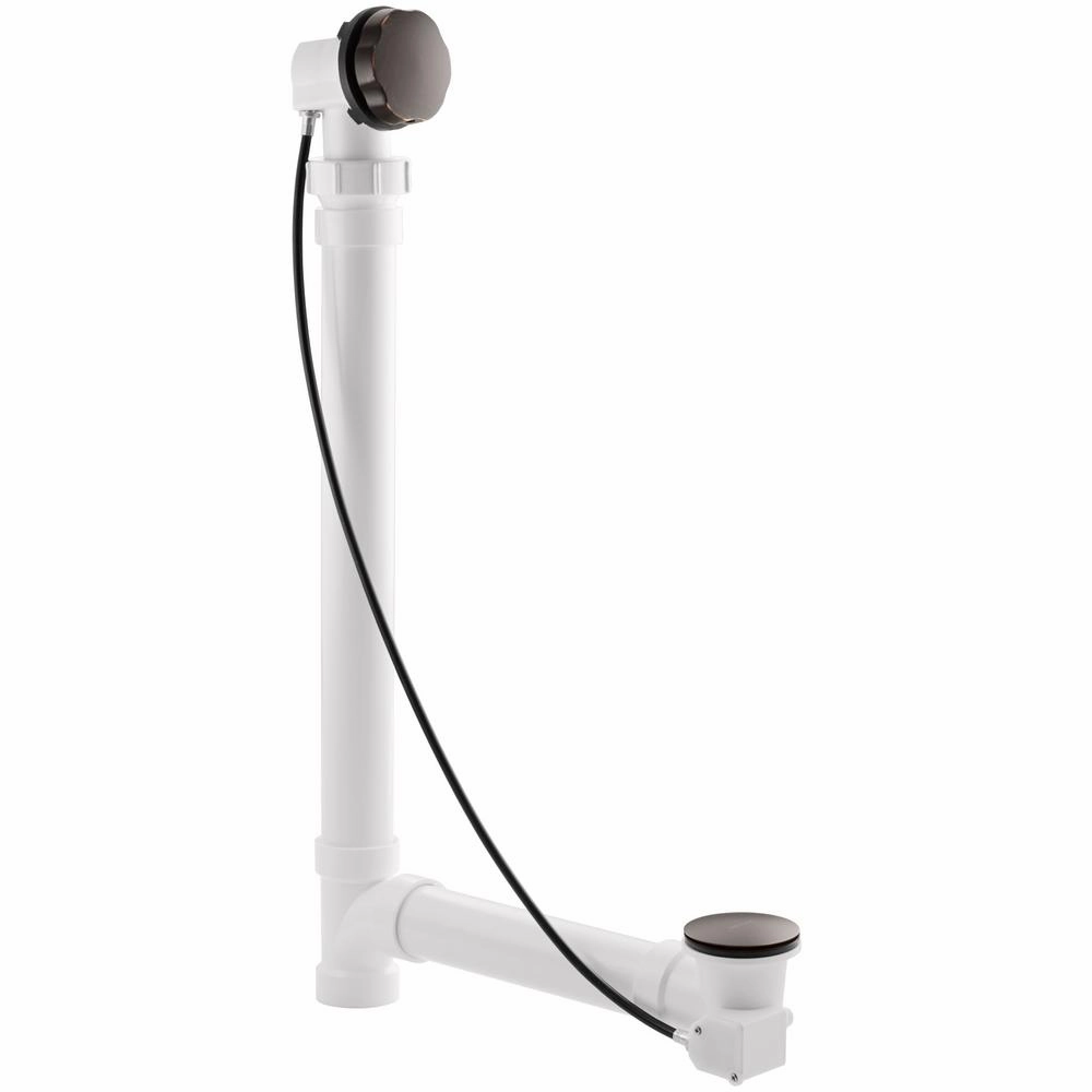 Kohler K-7213-2BZ Clearflo Cable Bath Drain with PVC Tubing, Oil Rubbed Bronze